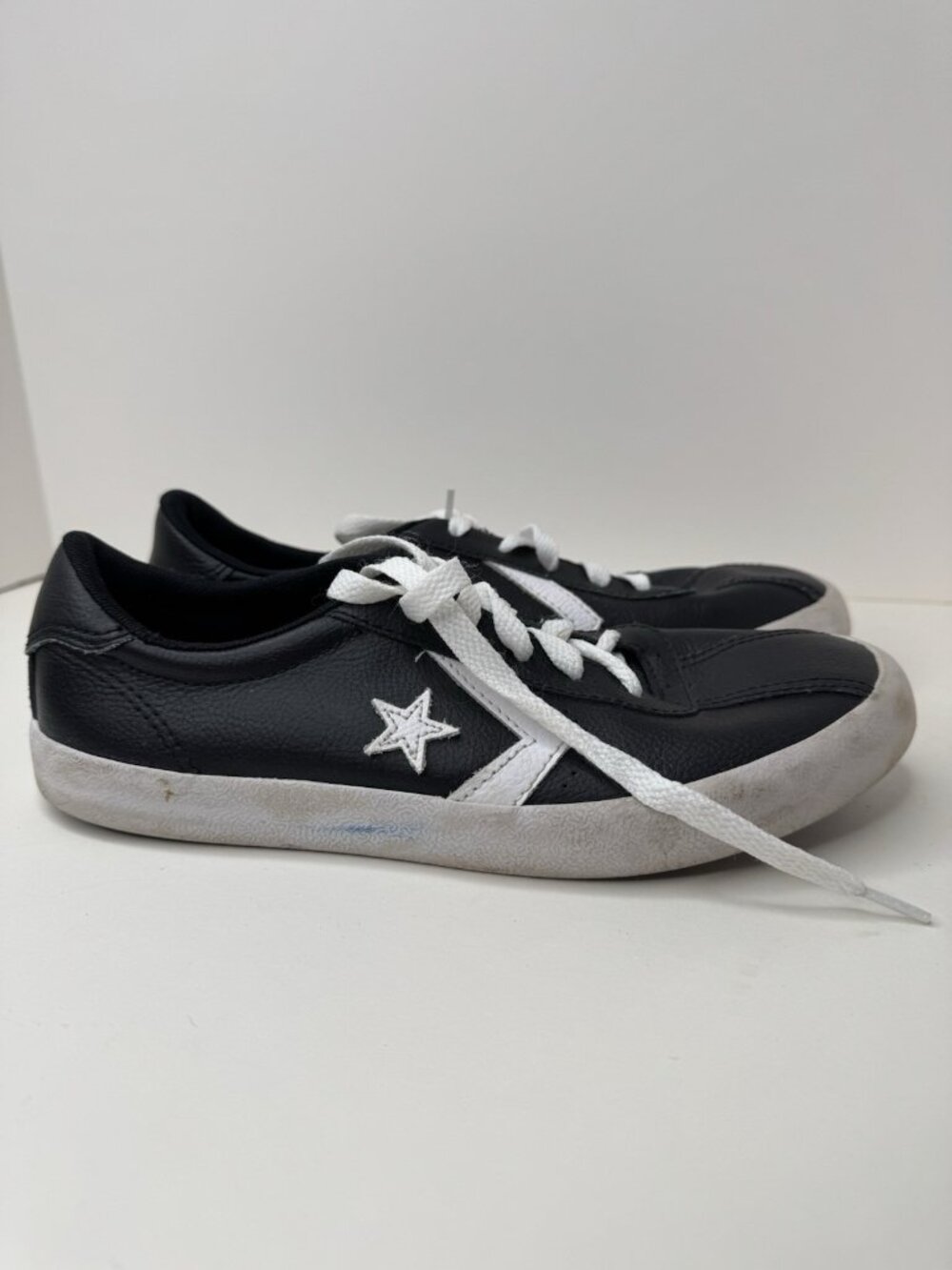 Converse CT OX Point Star Ox Lace Up Size 4 22 CM Low Top Shoes Black White